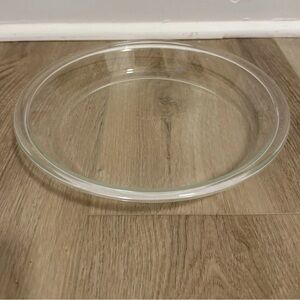 Pyrex 209 Clear Glass Pie Plate 9 Inch Vintage‎ Round Baking Dish Made in USA